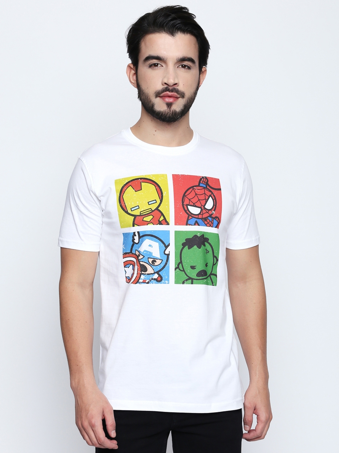 marvel t shirts myntra