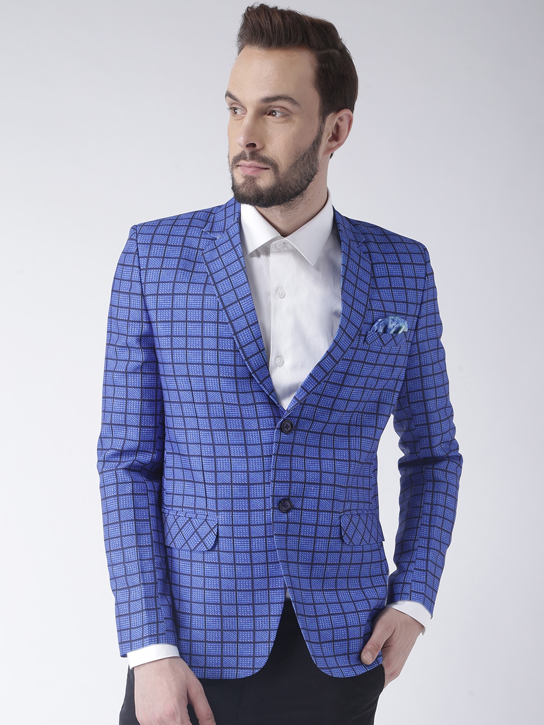 Mens blazer clearance blue check