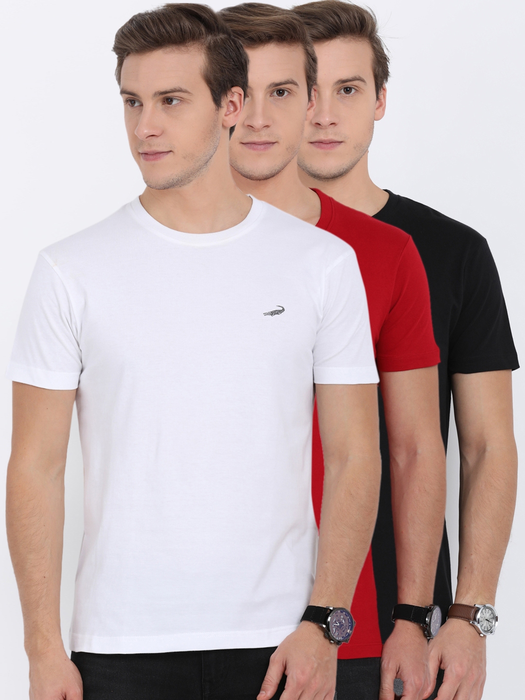 crocodile round neck t shirt