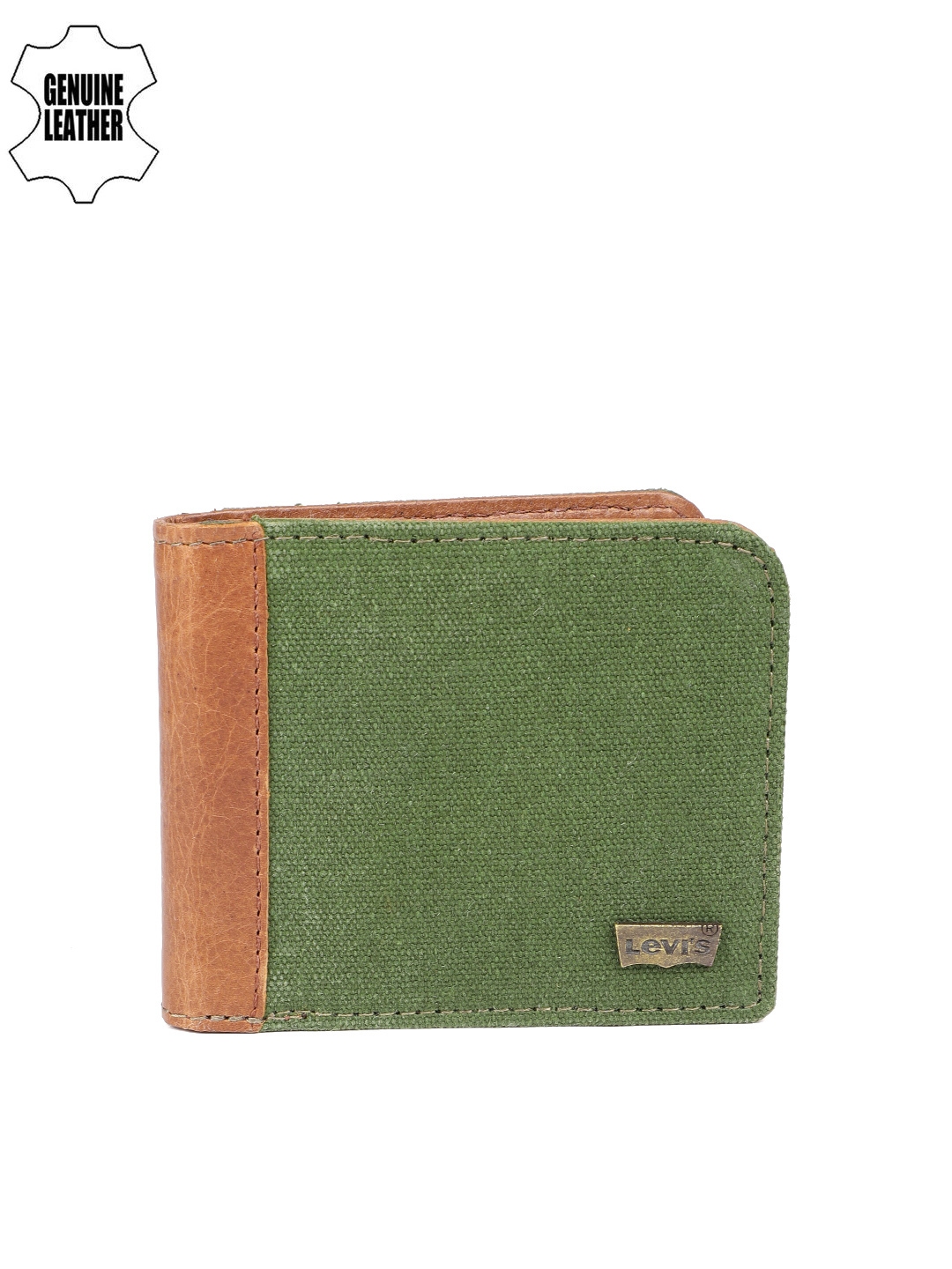 levi's green wallet
