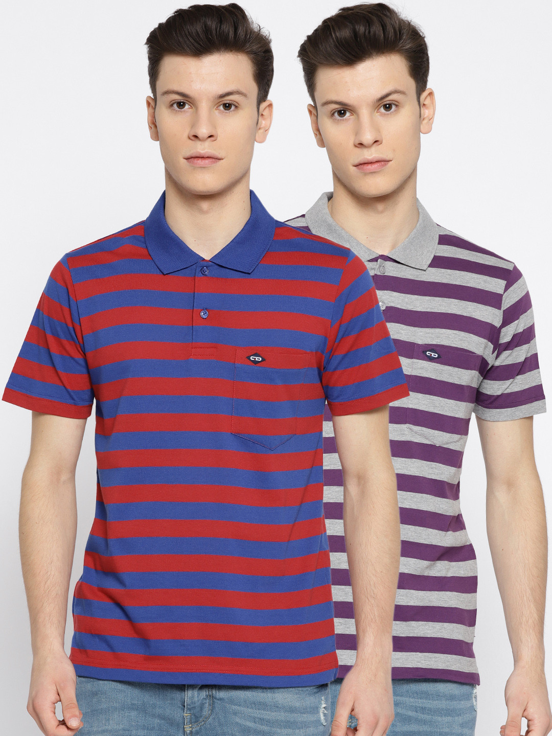 Striped Polo T Shirts - Tshirts for Men 