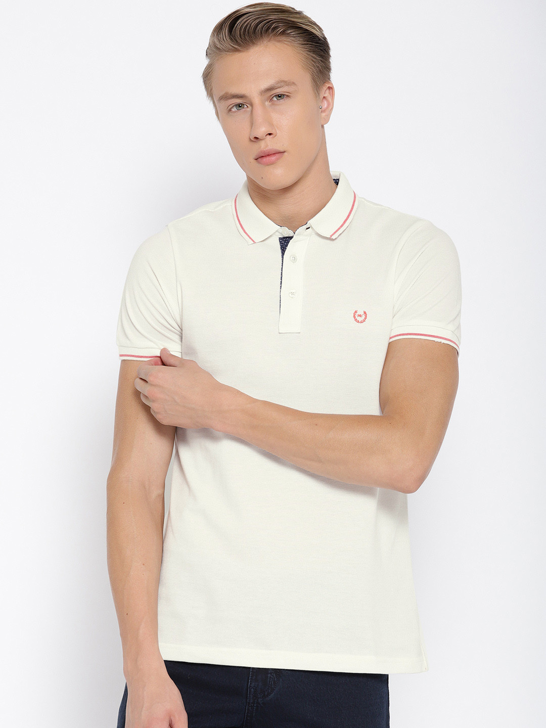 Solid Polo Collar T Shirt - Tshirts 