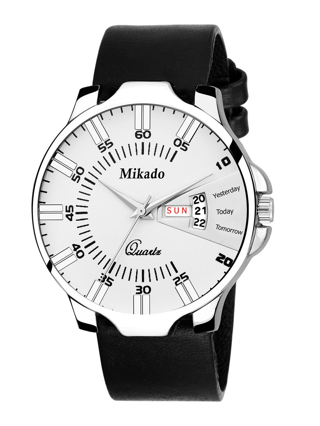 Mikado Men Silver-Toned Analogue Watch 5009