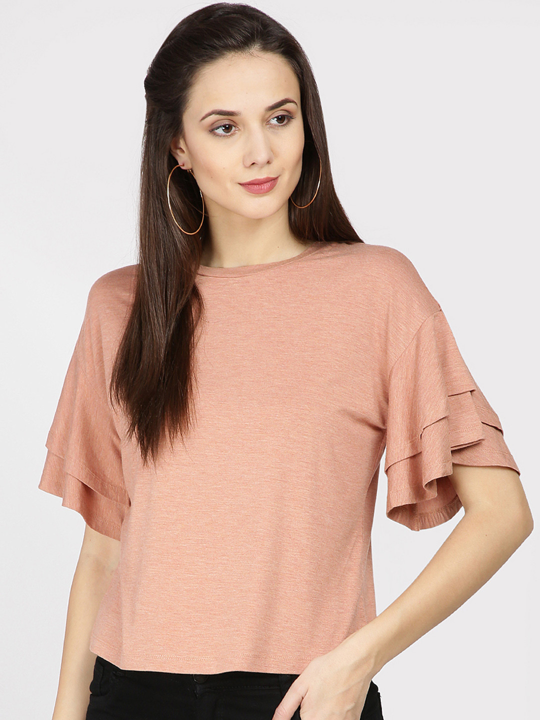 Gipsy Women Rust Solid Top