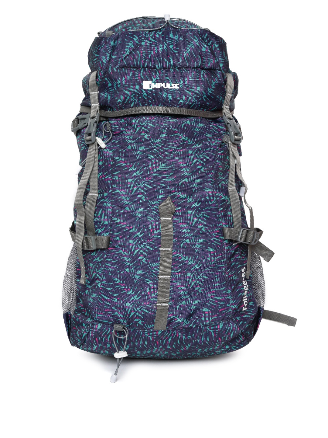 Impulse unisex blue 65 litres clearance rucksack