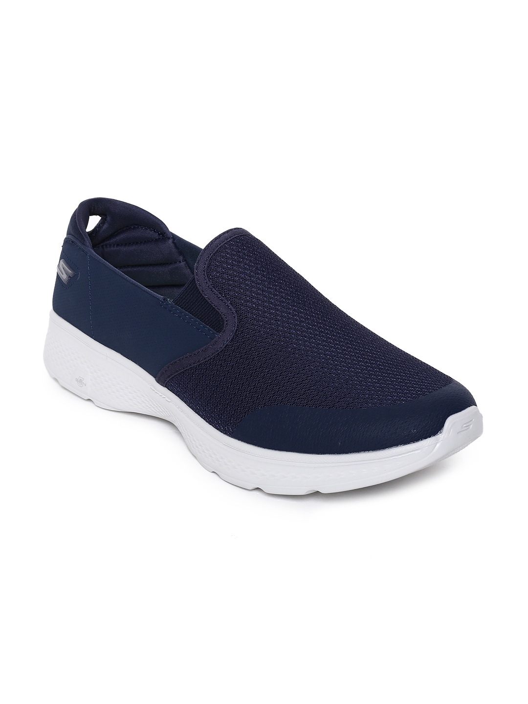 Buy Skechers Men GO WALK 4 CONTAIN Navy Blue Walking Shoes Sports Shoes for Men 5648997 Myntra