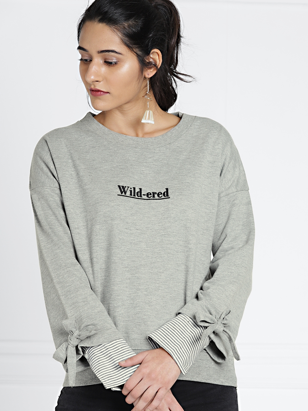 Typography sweatshirt clearance