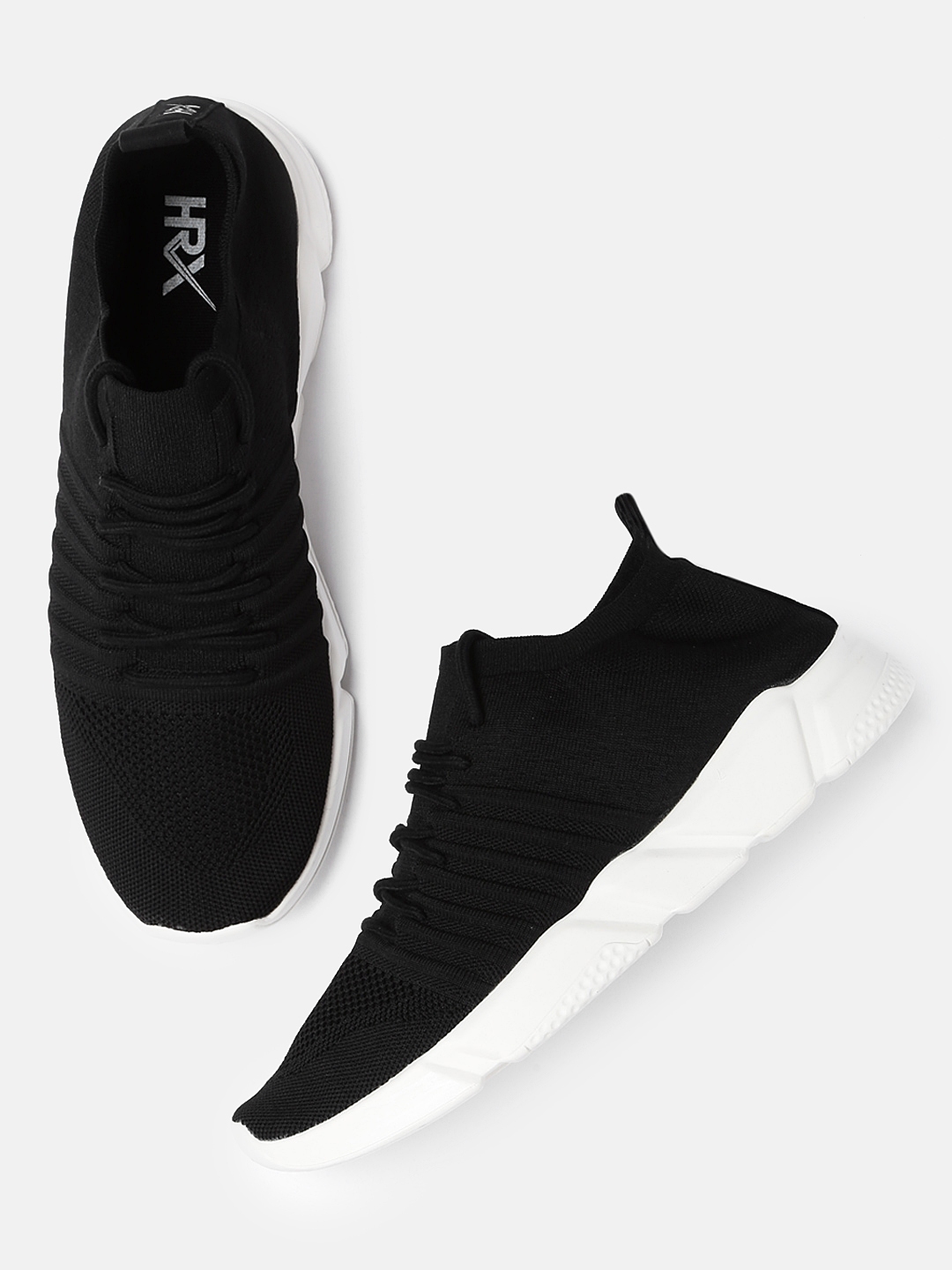 hrx black running shoes