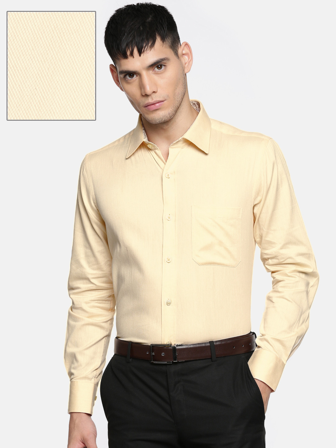 Raymond yellow shirt clearance