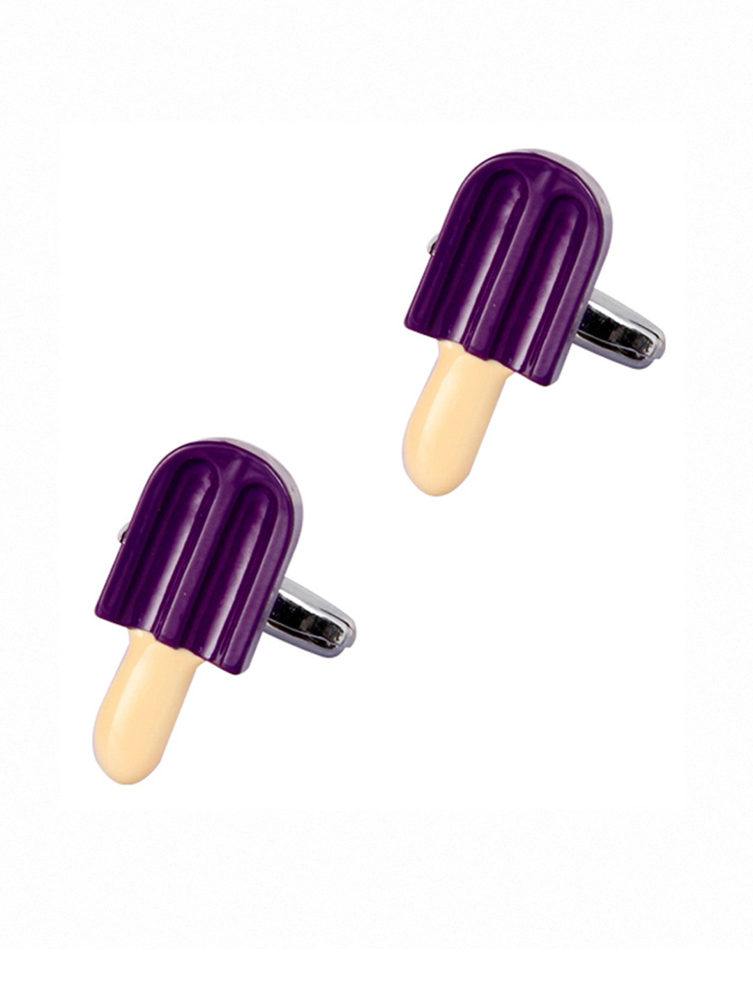 Tossido Men Purple Quirky Cufflinks