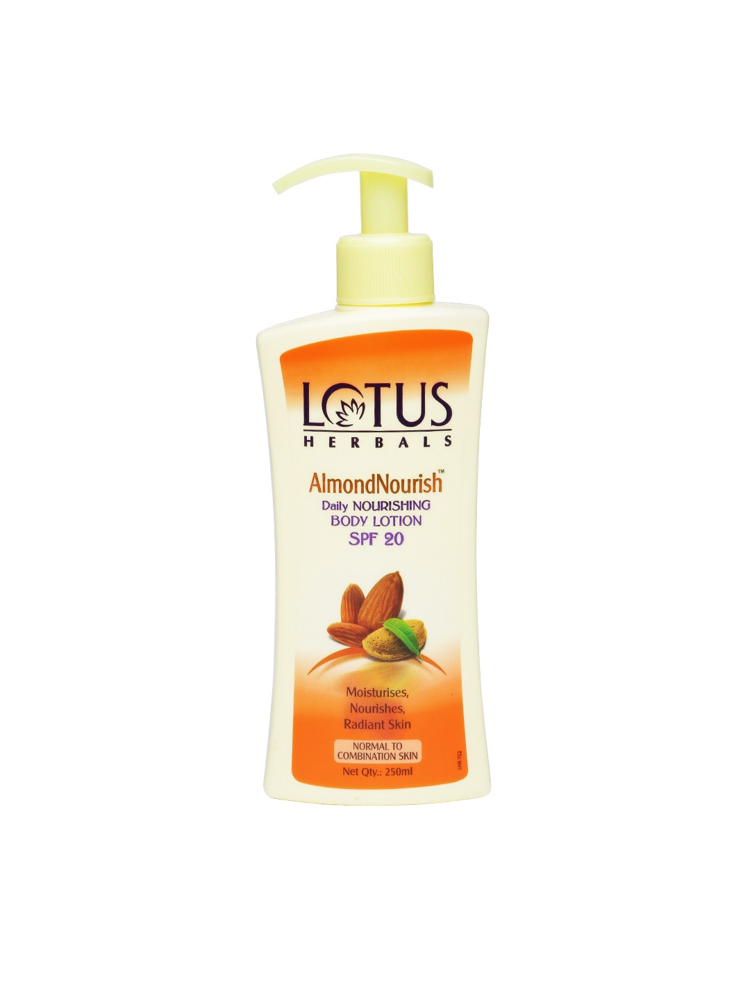 Lotus Herbals Almond Nourish Sustainable Body Lotion with SPF 20 250 ml