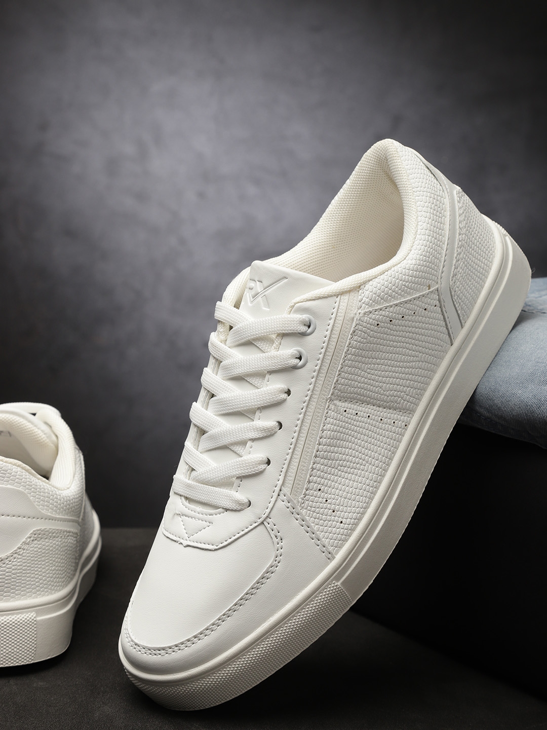 white hrx sneakers