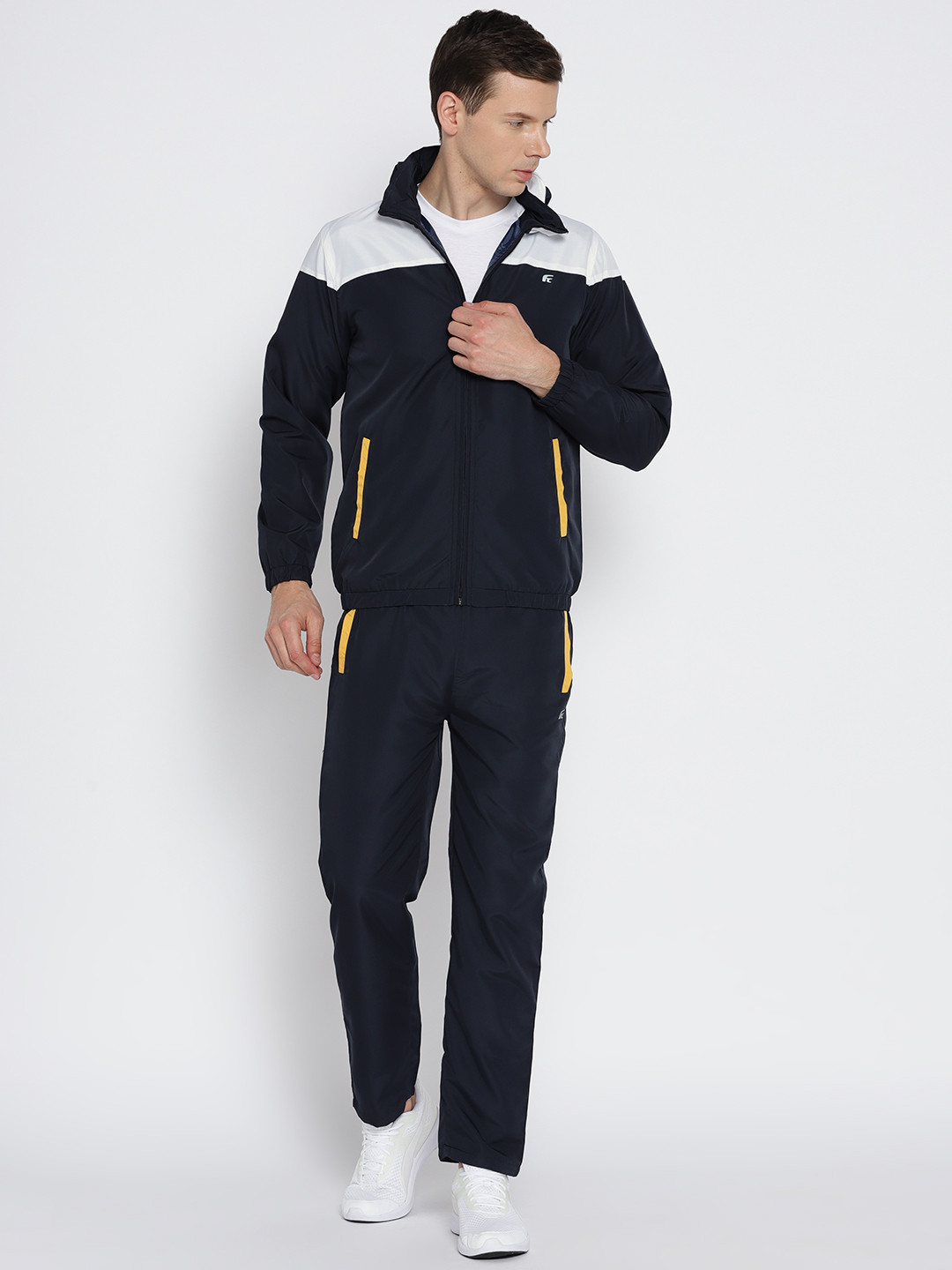 Buy Fort Collins Men Navy \u0026 White 