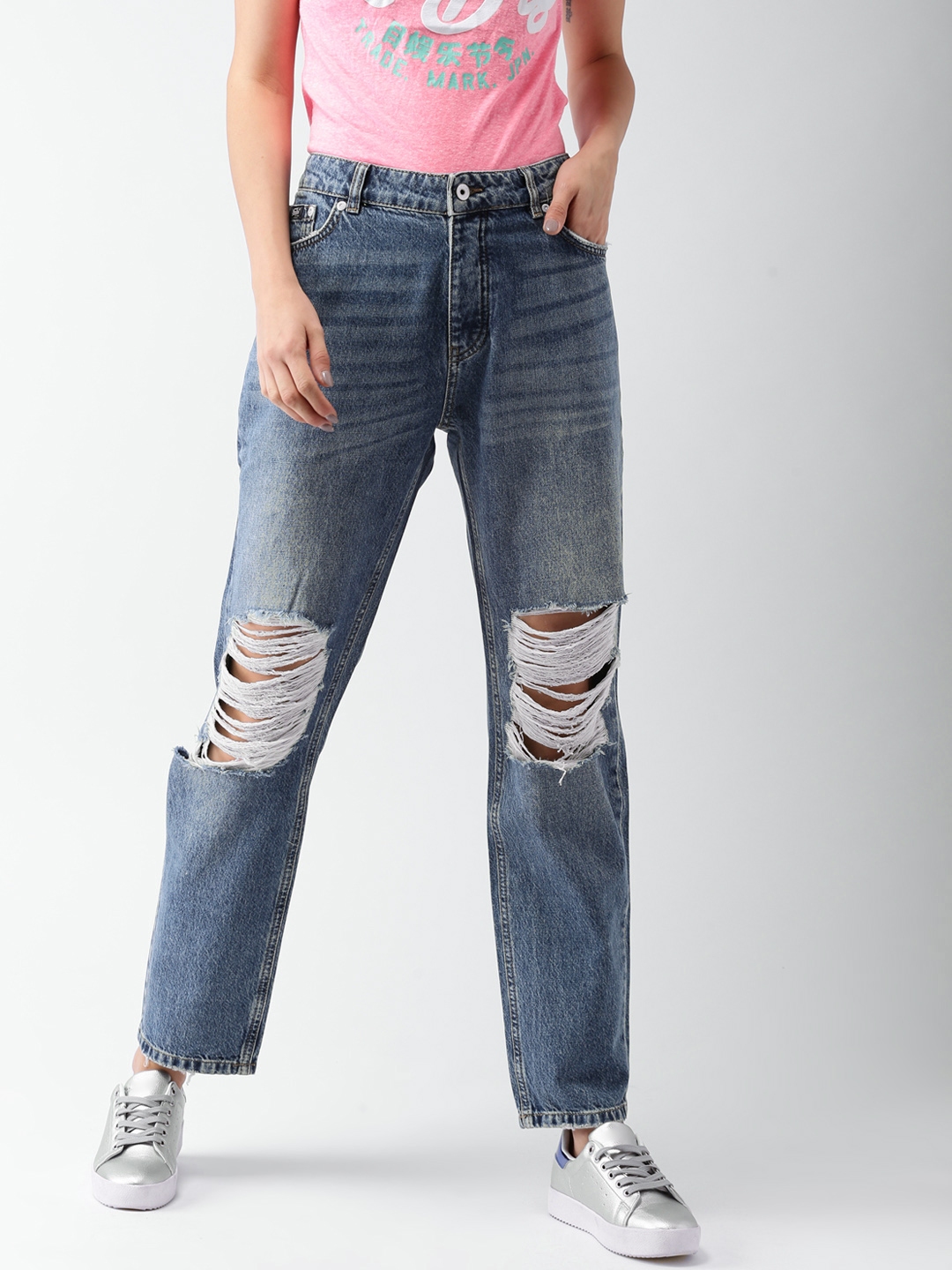 superdry ripped jeans