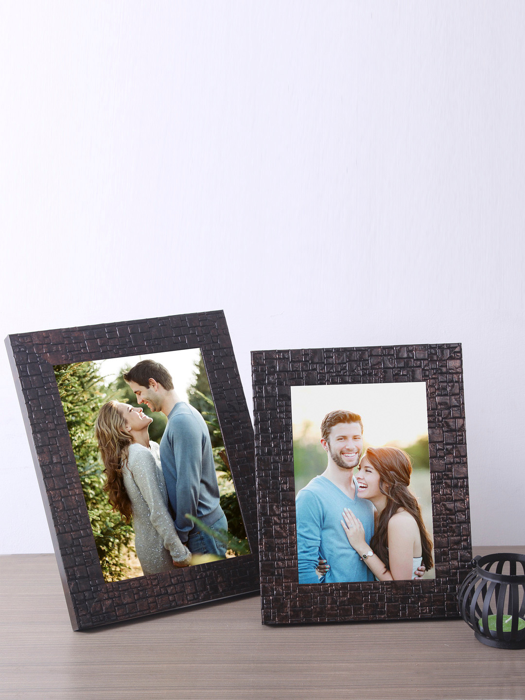 Art Street Set Of 2 Copper Textured Photo Frames