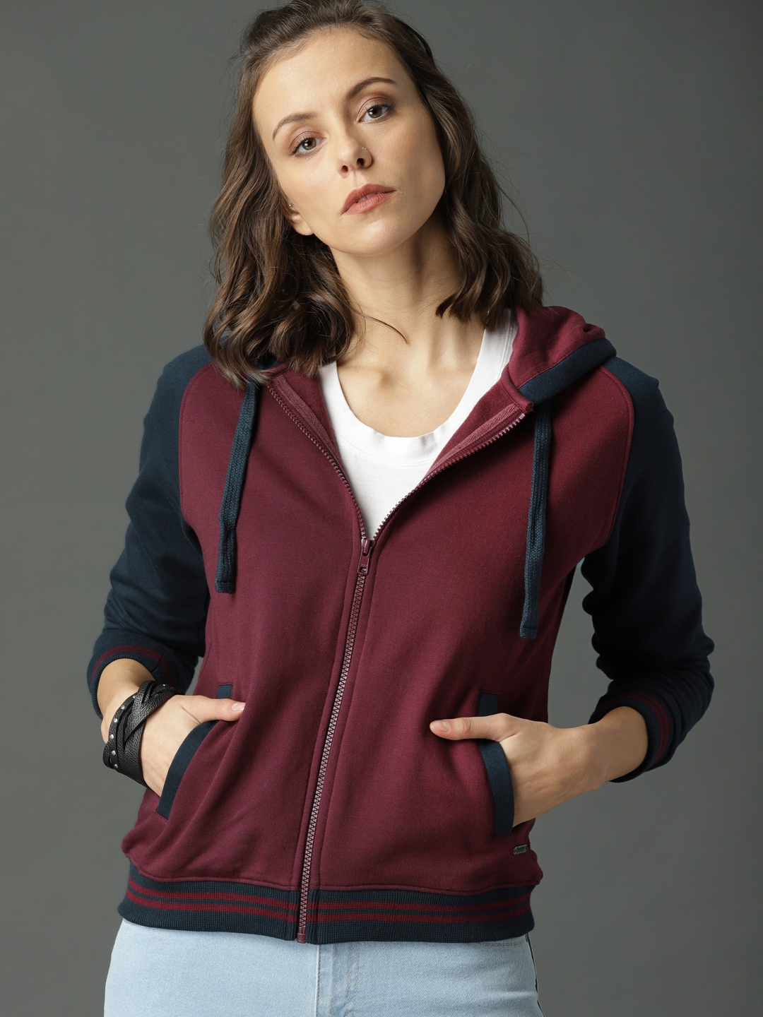 Myntra hoodies for online girls