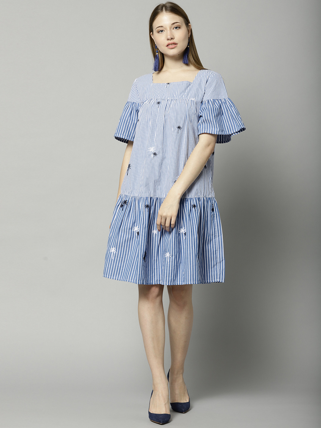 marks and spencer drop waist dress