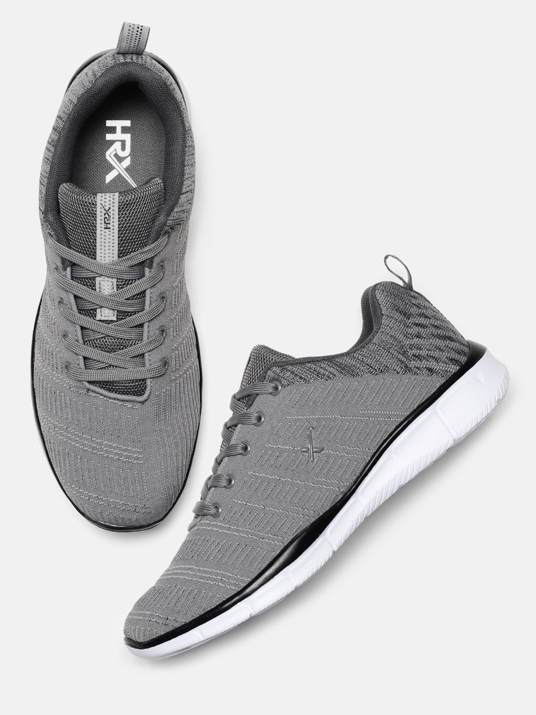 Buy HRX By Hrithik Roshan Men Grey Knit 