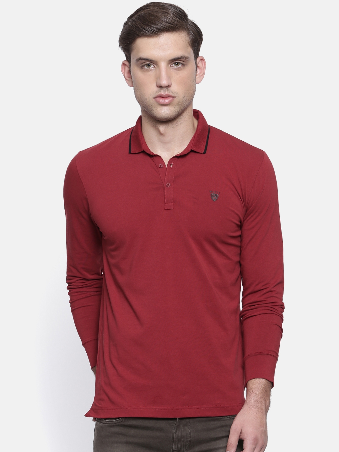 mufti t shirts myntra