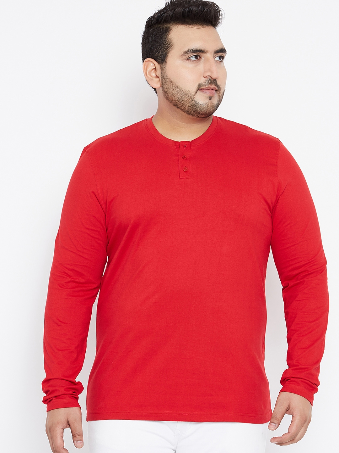 red plus size t shirt