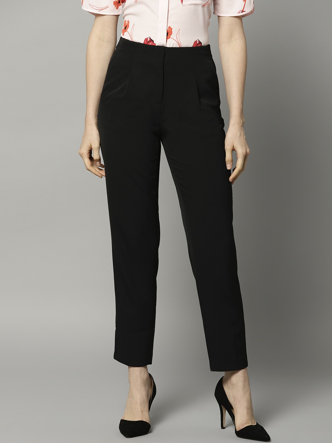 myntra women's formal pants