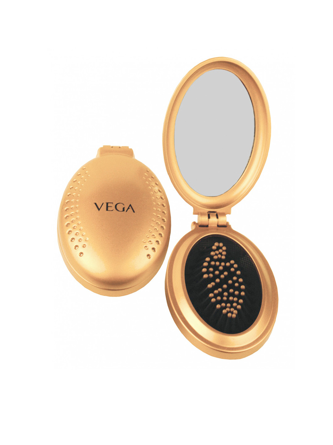 VEGA Compact Hair Brush with Foldable Mirror R3-FM