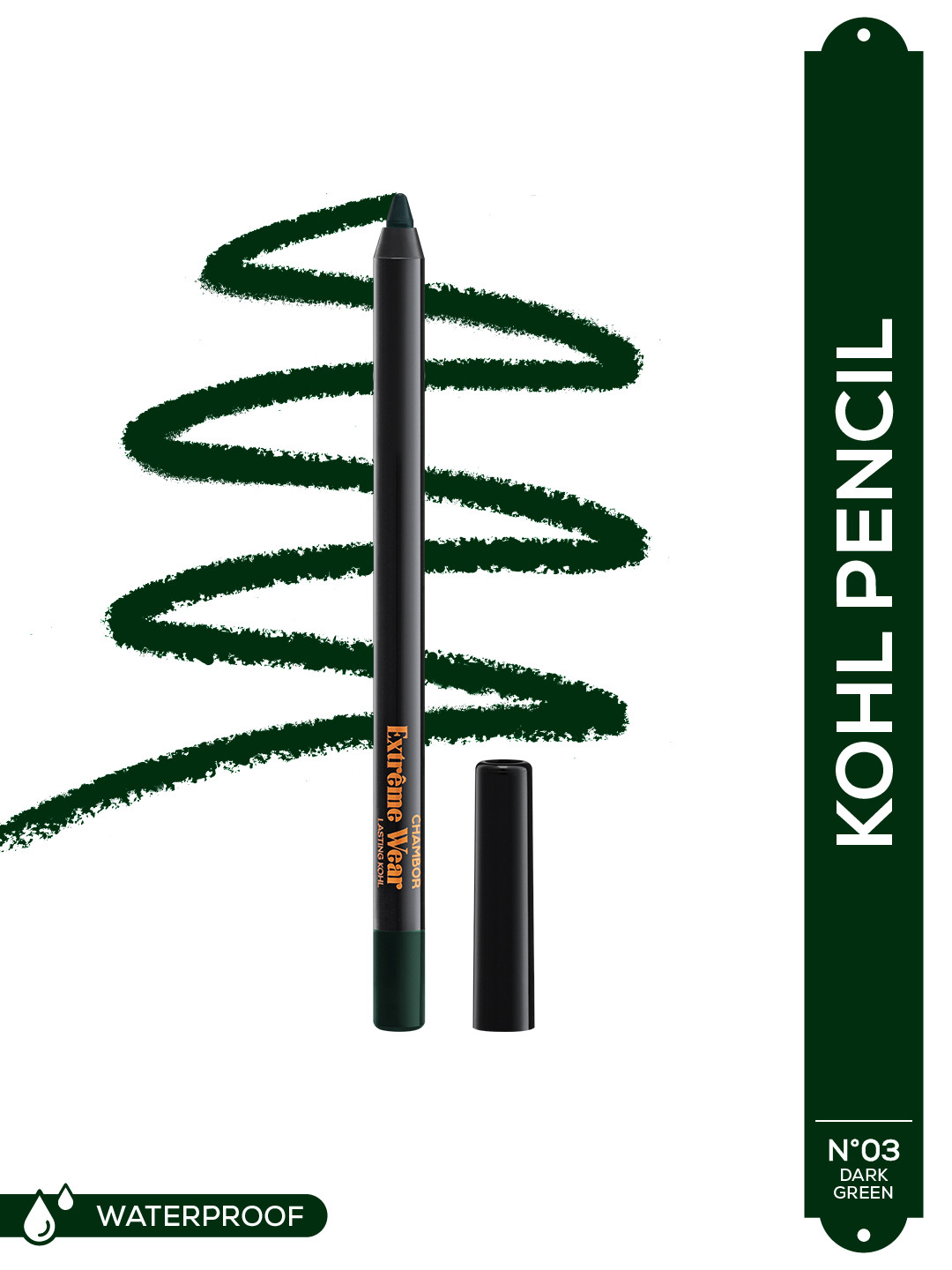 Chambor Extreme Wear Lasting Kohl 1.2 g - Dark Green