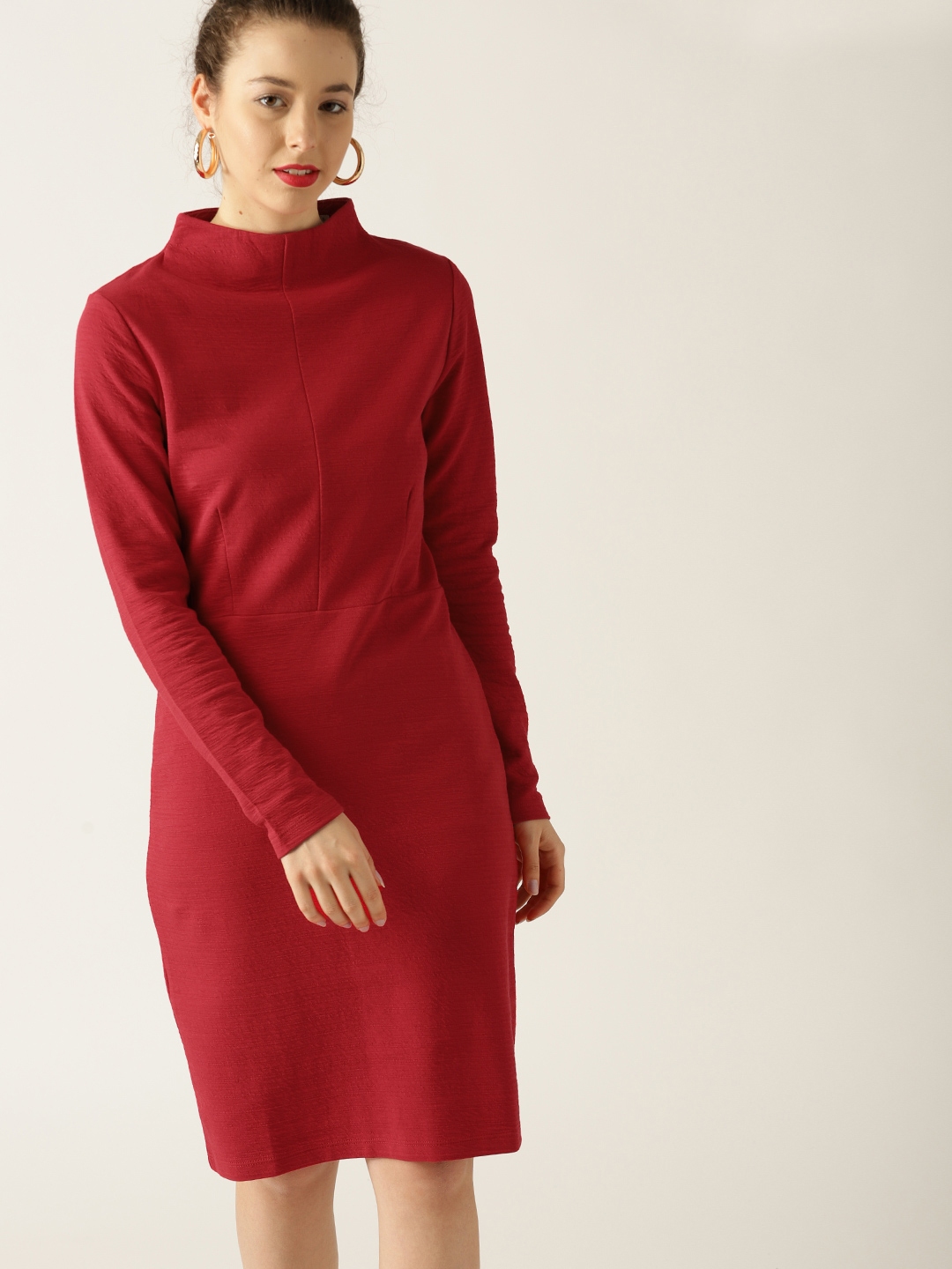esprit red dress