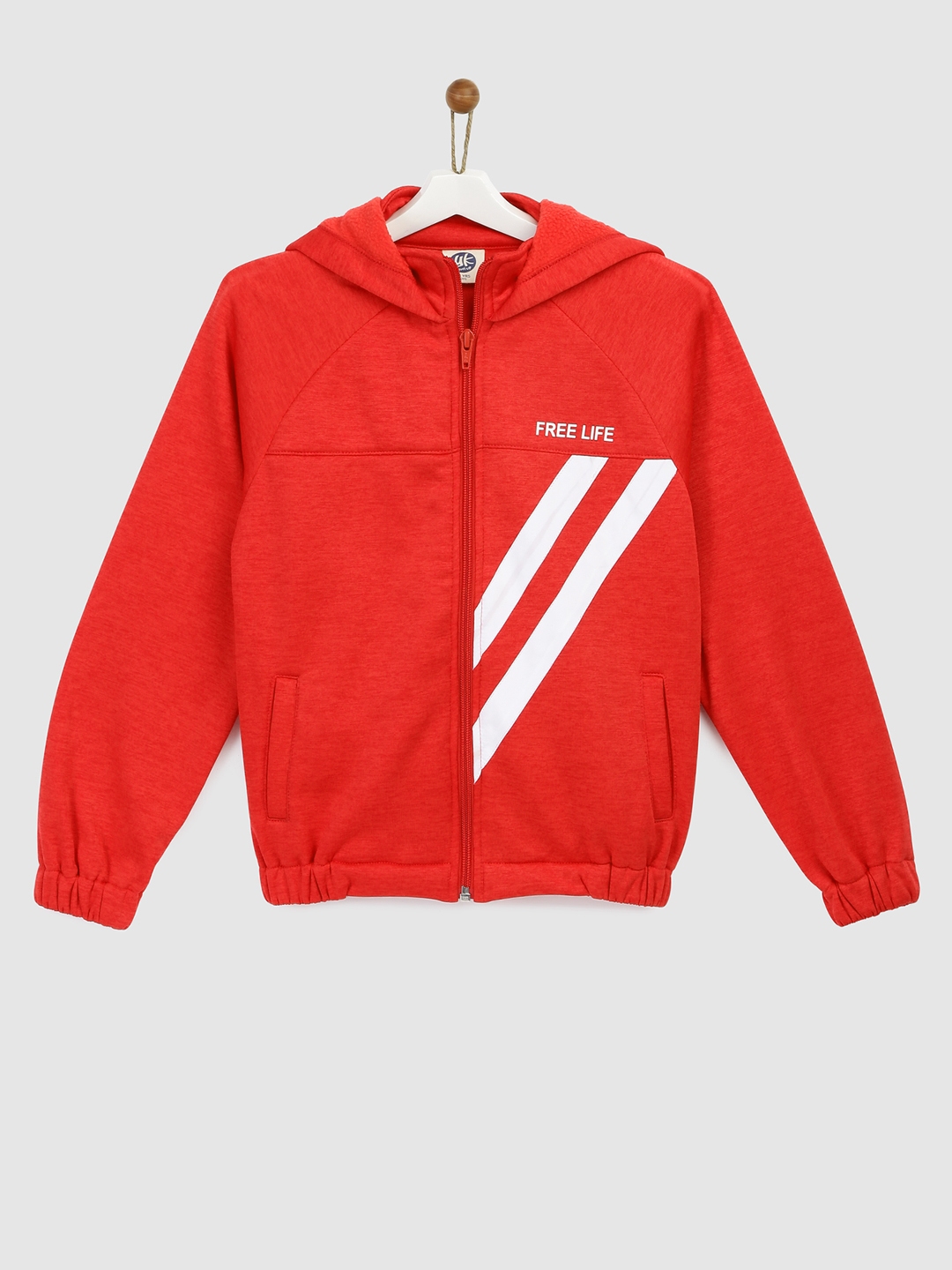 boys red hooded sweatshirt