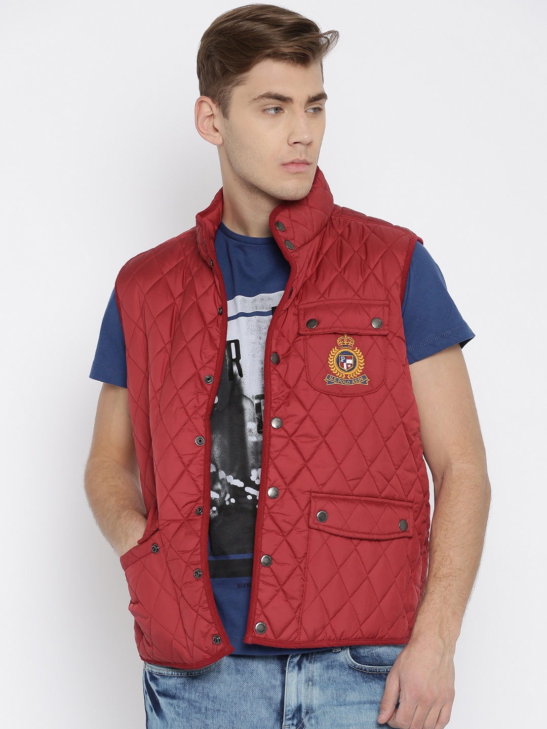 Us polo outlet assn quilted vest