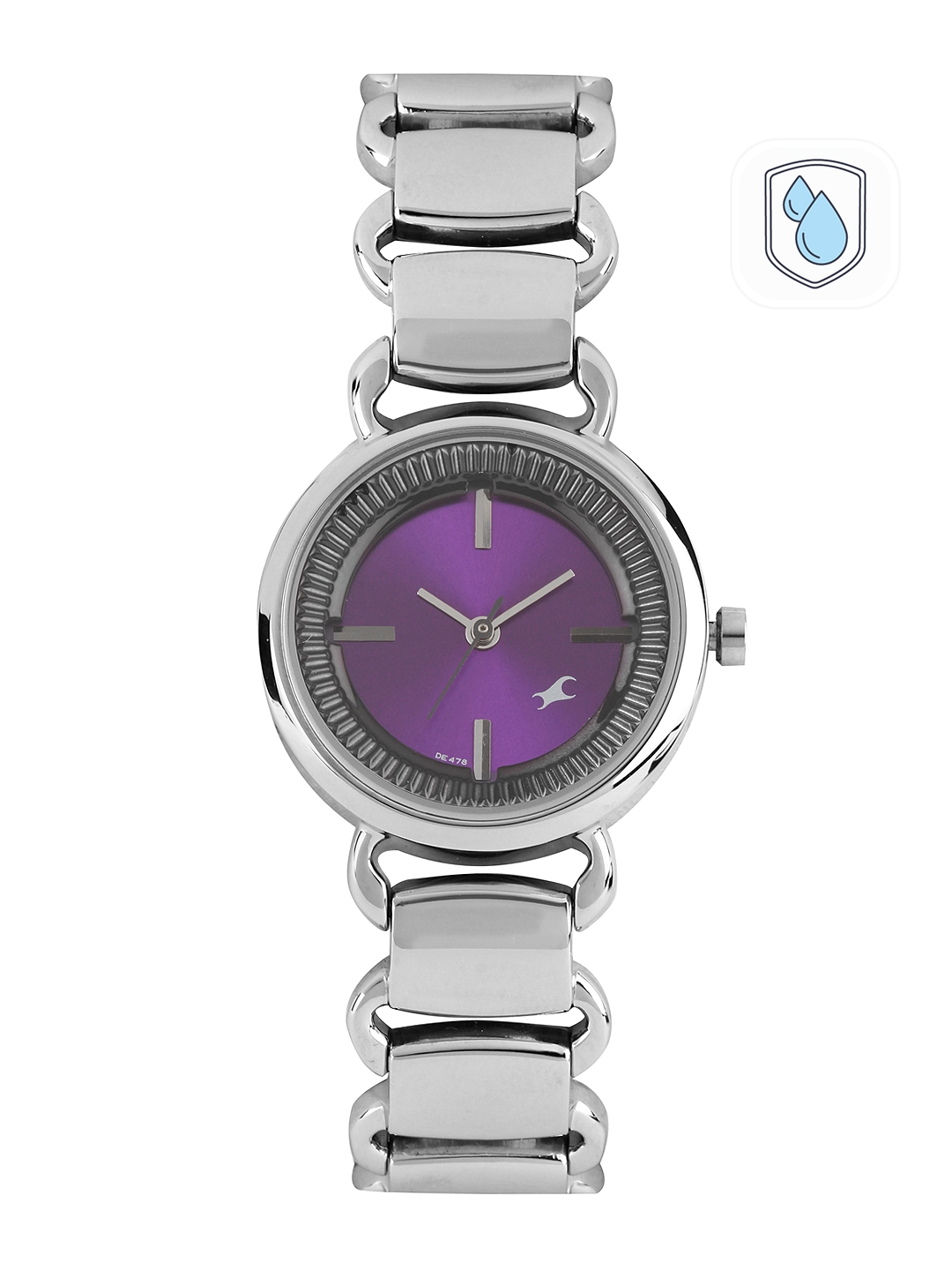 Buy Online Fastrack Watch With Silver Stainless Steel Strap For Girls  6109Sm02  Titan  fastrack