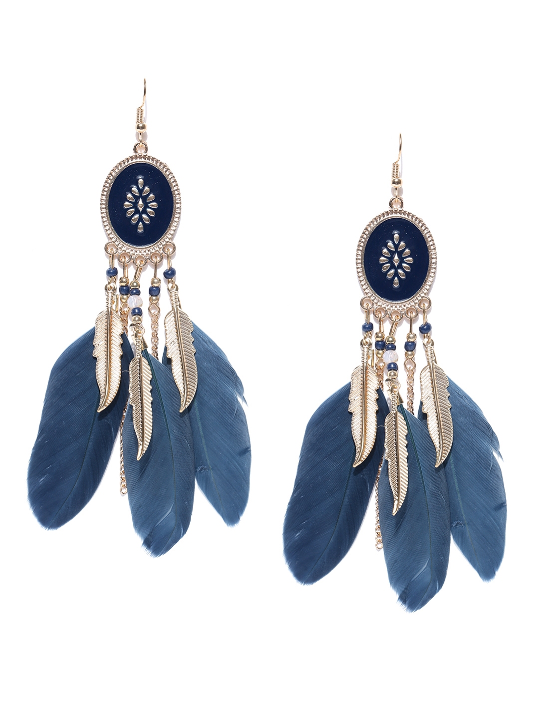 Feather hot sale earrings myntra