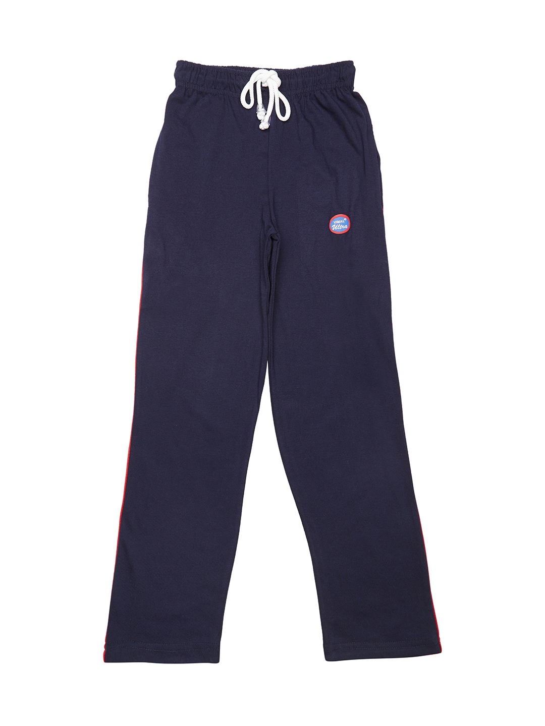 VIMAL JONNEY Girls Navy Blue Solid Track Pants