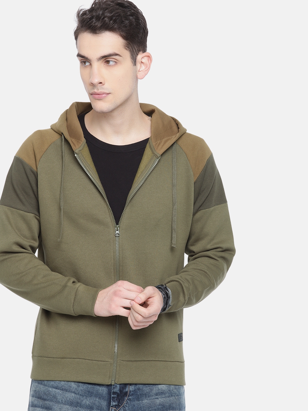 roadster olive green sweatshirt