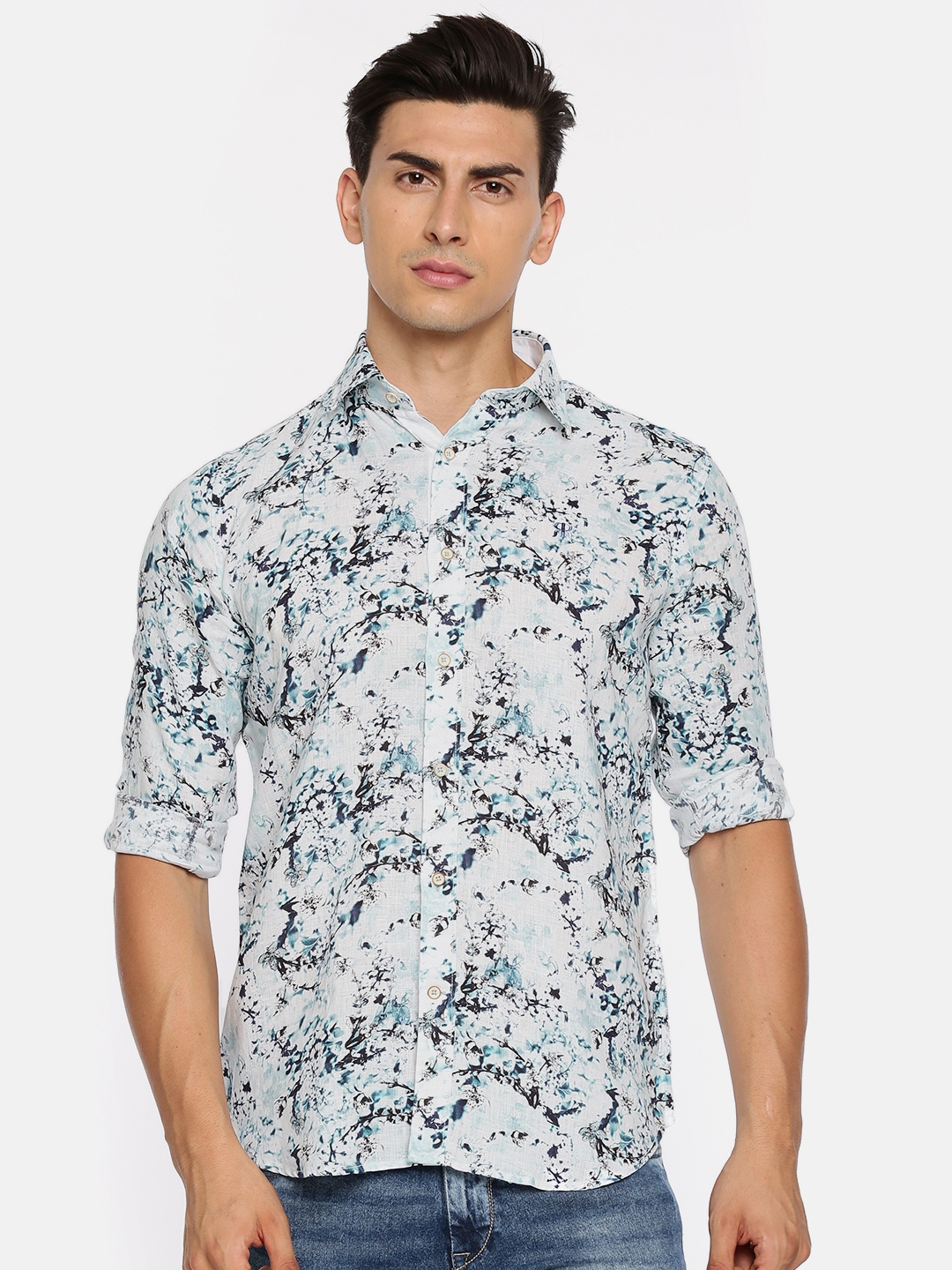 Raymond linen casual hotsell shirts