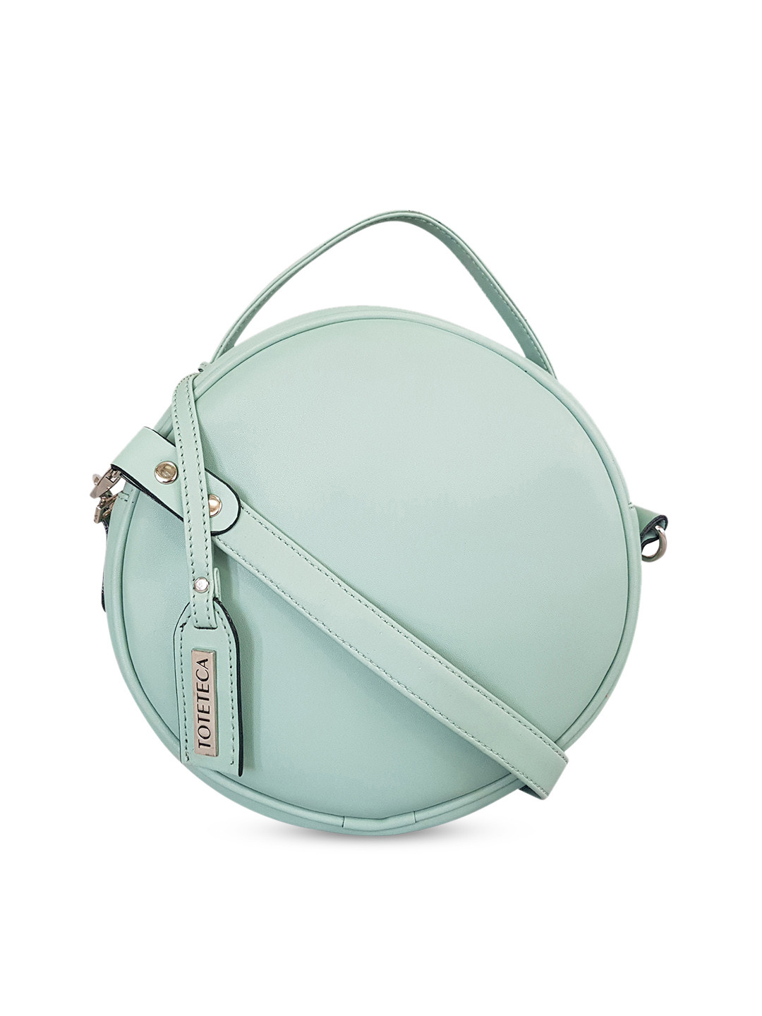 Toteteca Mint Green Solid Sling Bag