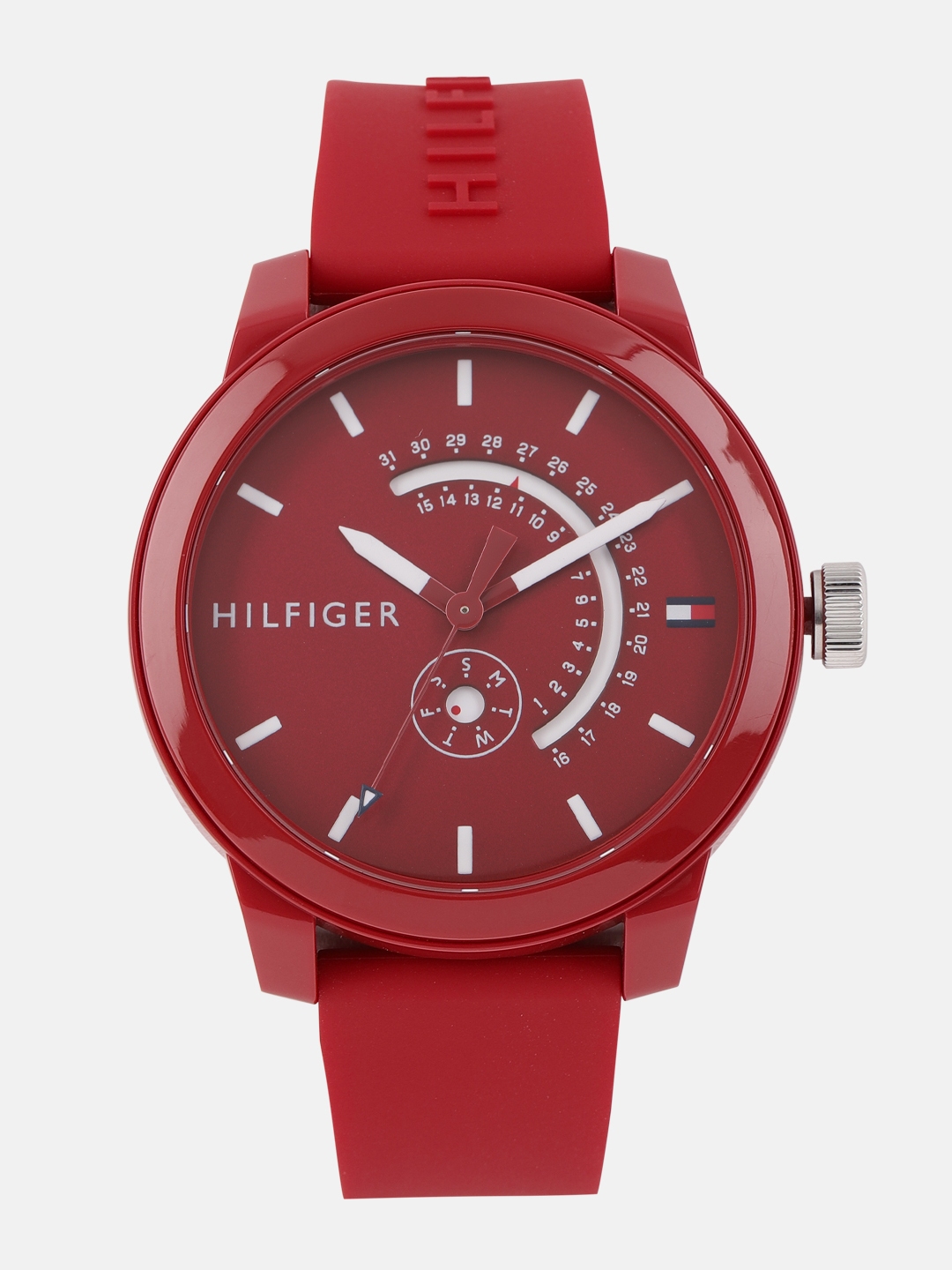 tommy hilfiger watch red white blue