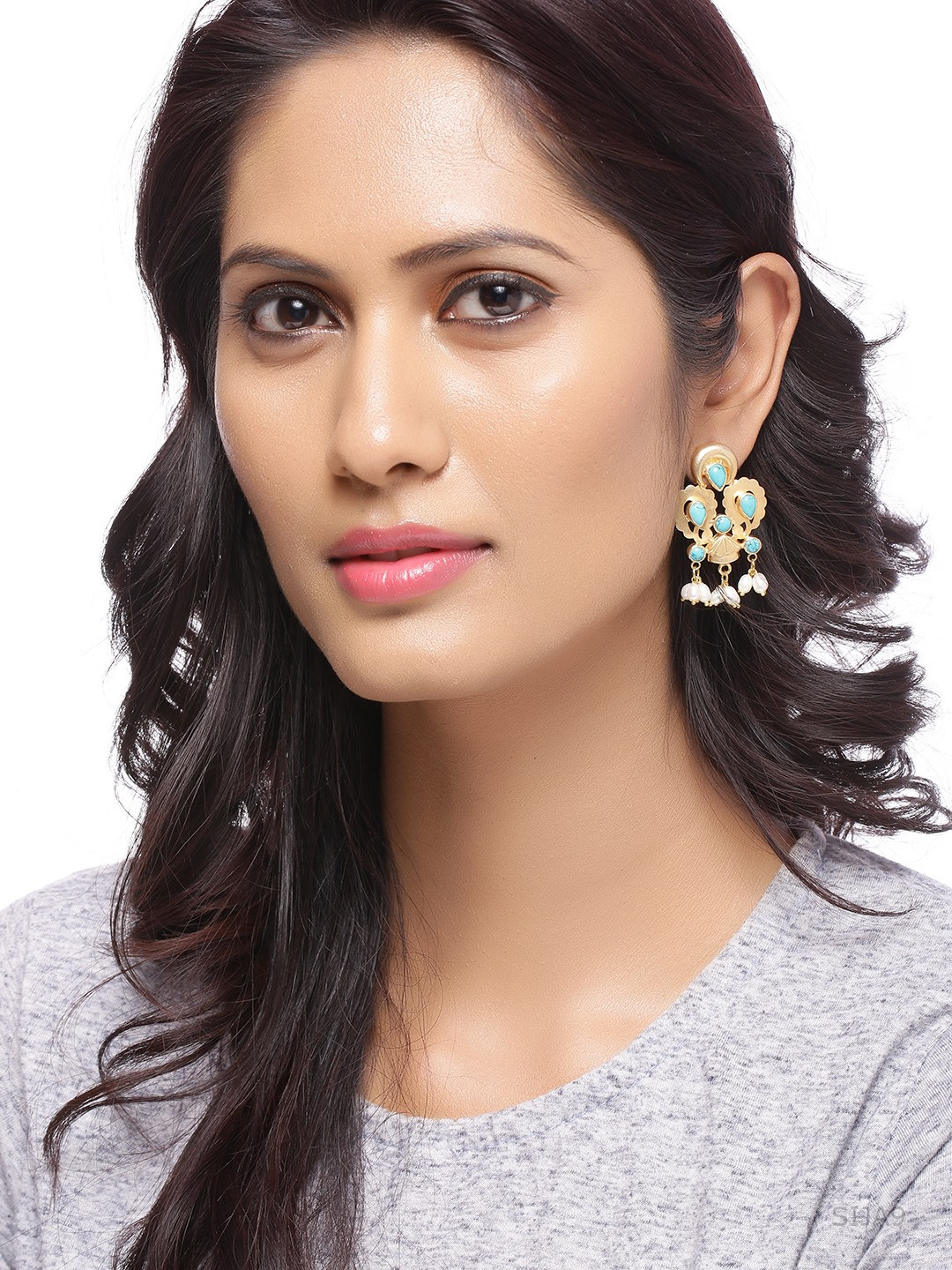 Silvermerc Designs 22-Karat Gold-Plated & Blue Sterling Silver Classic Drop Earrings