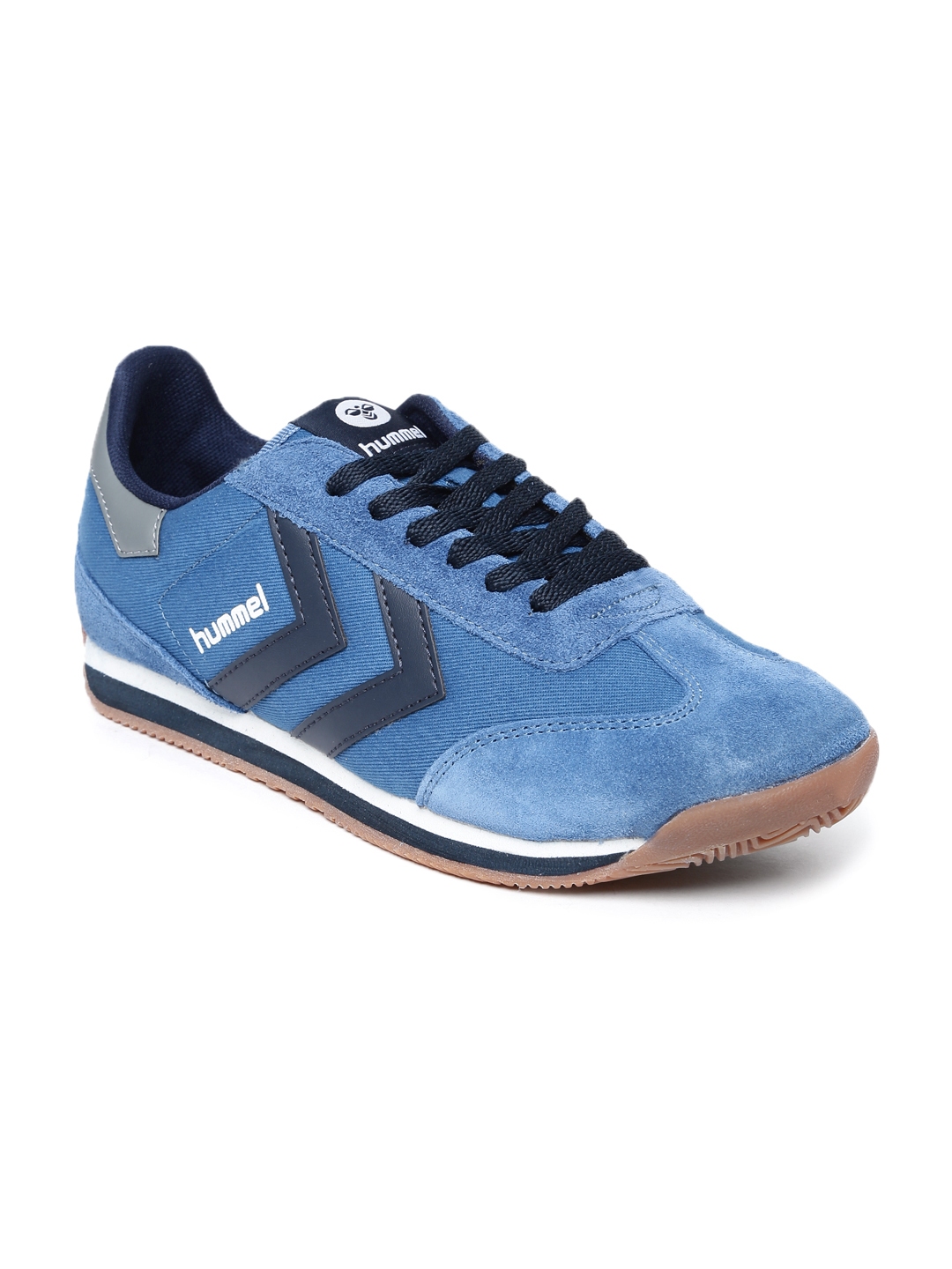 fornærme Overfladisk imod Buy Hummel Men Blue STADION Suede Sneakers - Casual Shoes for Men 6521555 |  Myntra