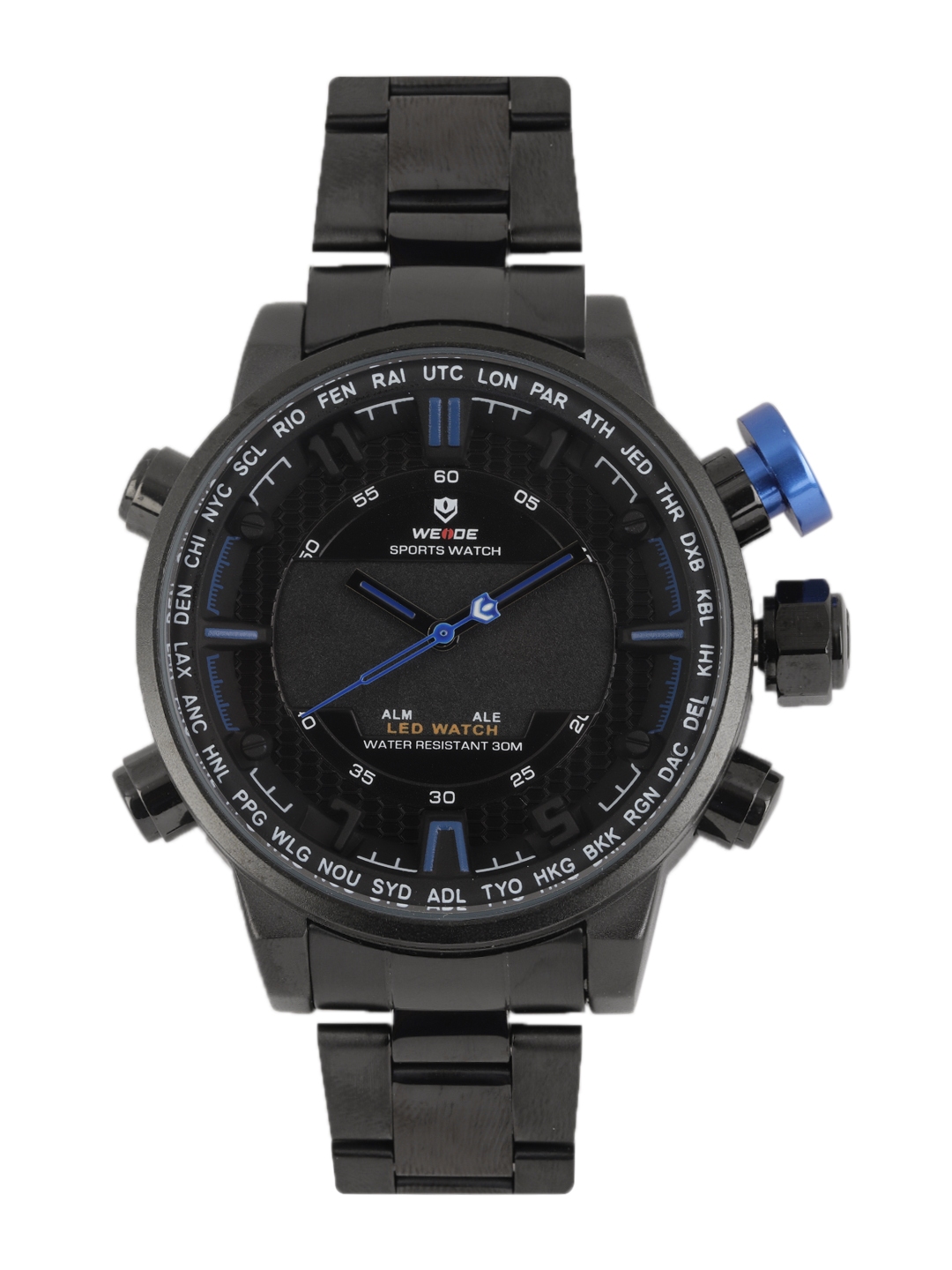 Buy WEIDE Men Black Analogue Digital Sports LED Watch WH6402B 4C