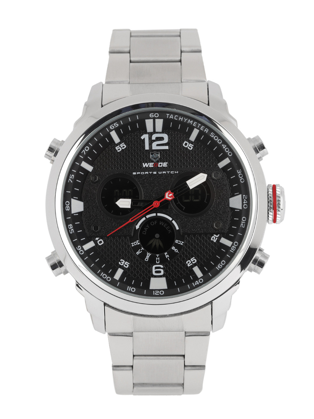 WEIDE Men Black Analogue and Digital Watch WH6303-1C_OR