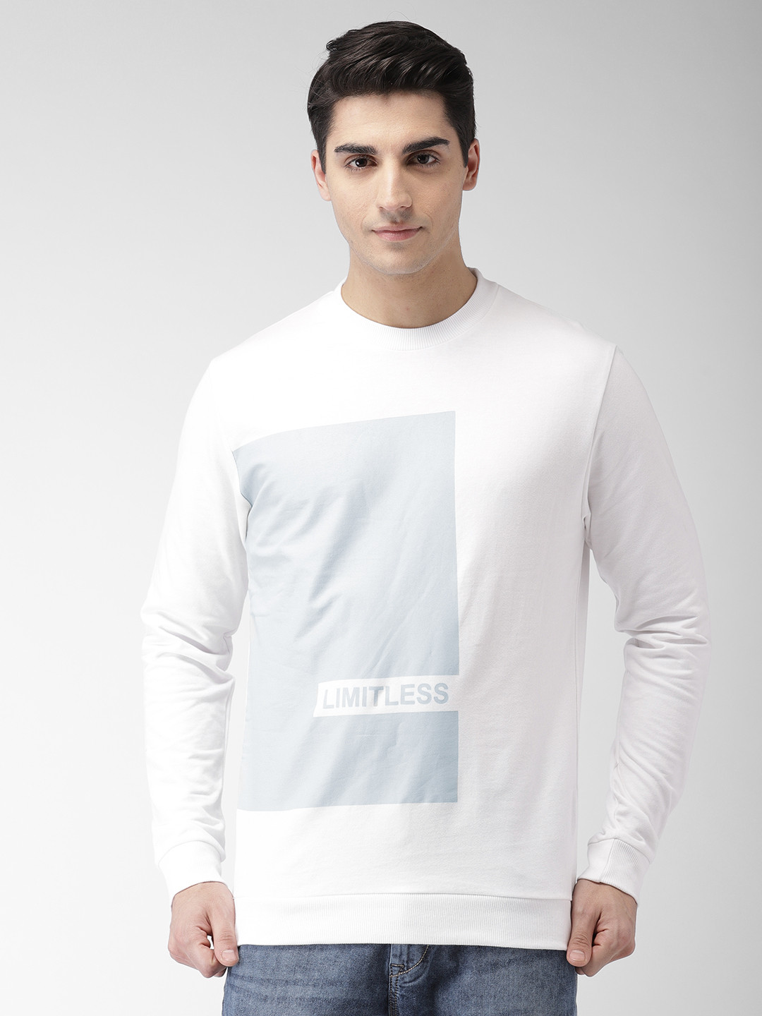 Buy Kappa Men White Printed Sweatshirt - Sweatshirts for Men 6541521 |  Myntra