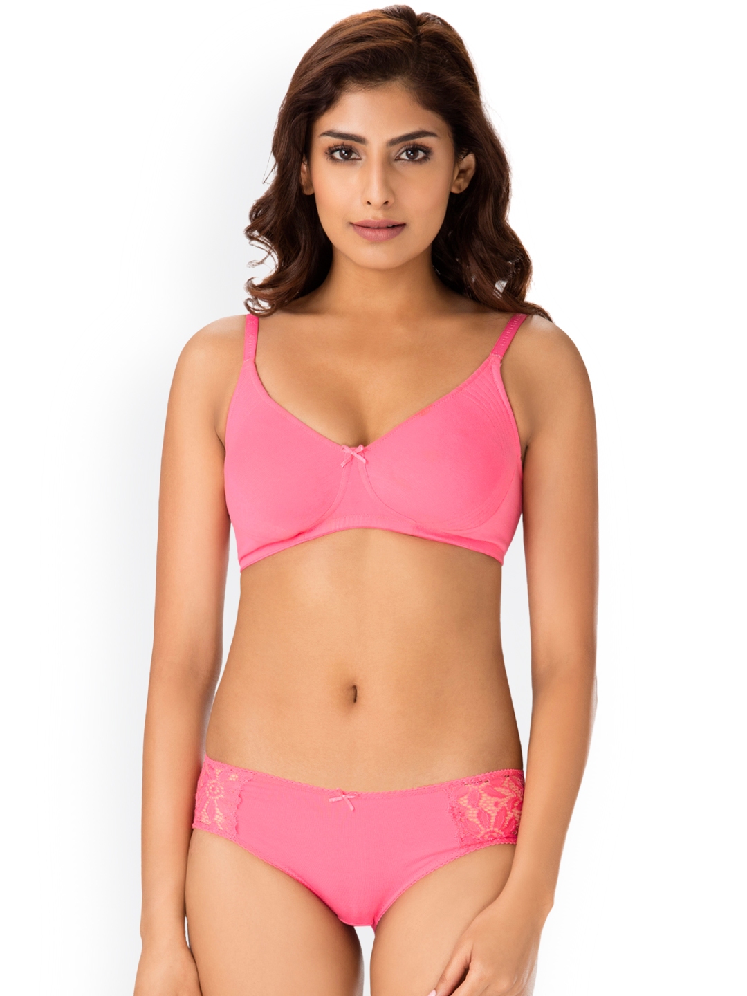 Buy HER CLASS PRESENTS PINK COLOR KESAR BRA SET FOR WOMEN Online at Best  Prices in India - JioMart.