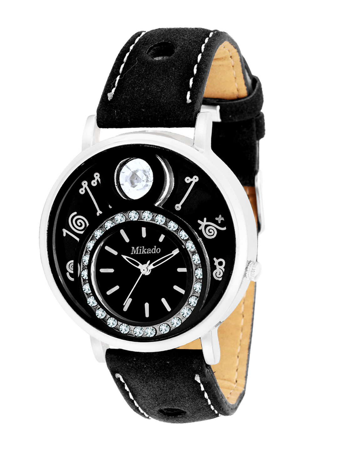 Mikado Women Black Analogue Watch SG 7489