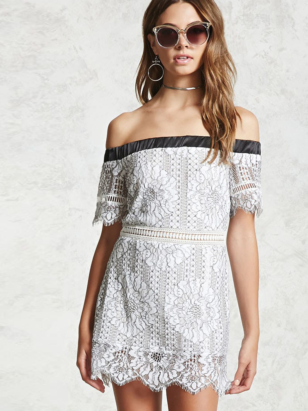 forever 21 white lace dress