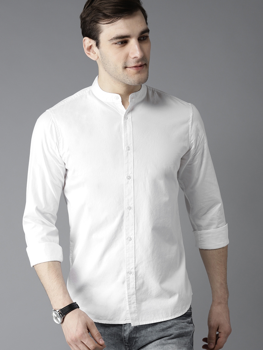 dennis lingo men's cotton casual shirt