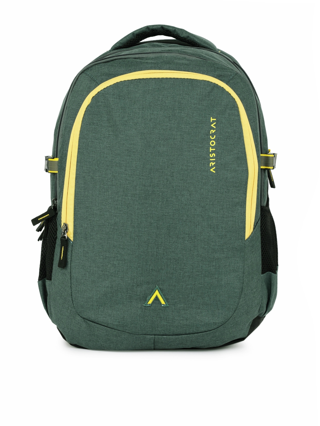 Buy Aristocrat Unisex Green Solid Laptop Backpack Backpacks for