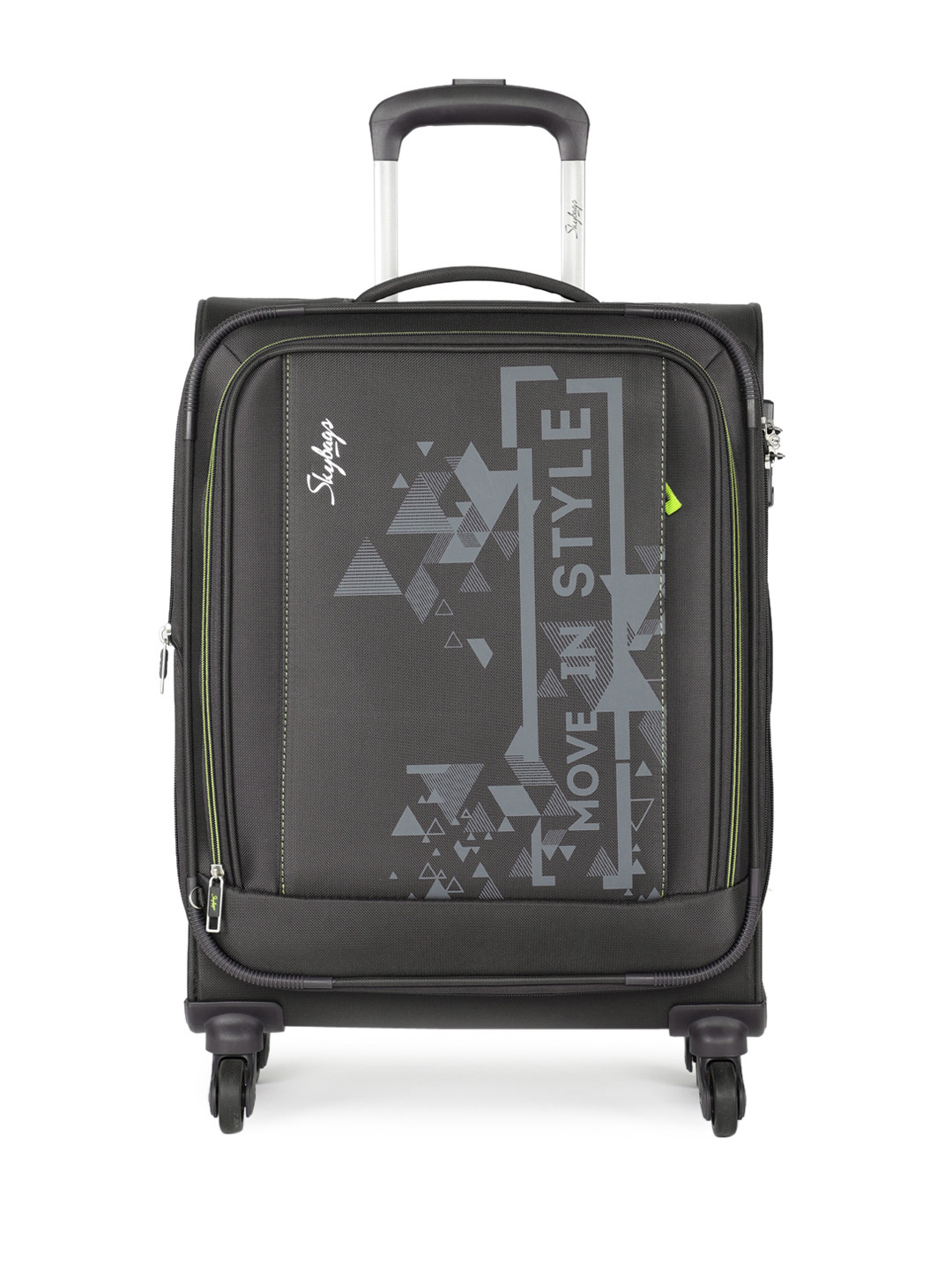 skybags grey trolley