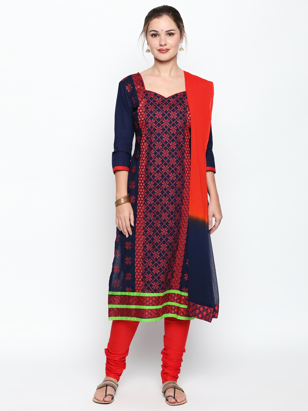 Ishin cotton dress material top