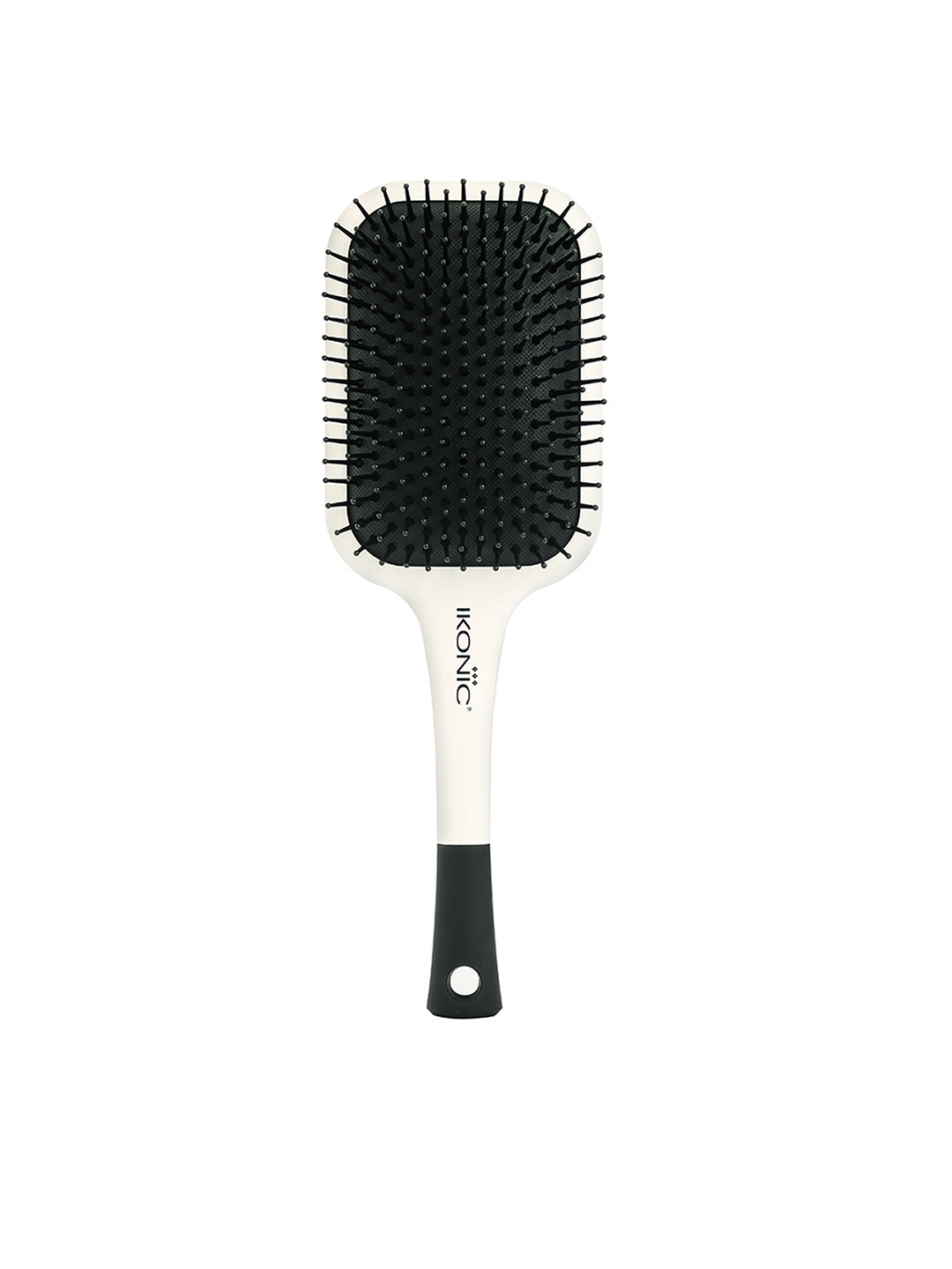 Ikonic Womens Grey Artistic Paddle Hair Brush
